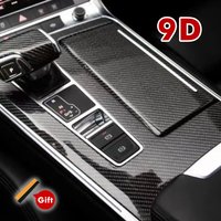 High Glossy Black 9D Carbon Fiber Car Wrap Film Sticker Auto Body Tuning Stickers Adhesive Vinyl for Motorcycle Car Cover Decals
