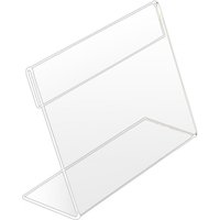 Display Holder Acrylic for Meeting Name Card Tag Stand Rack Desk Sign Labels Frame Price Tag Display Paper Name Card Holder