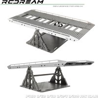 RCDream 1/18 1/24 1/30 Scale Seesaw Obstacle Ramp Barricade Desktop Rock Crawler Scene Props Track for TRX4M FCX24M Scx24 SCX30