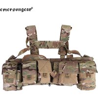 Emersongear Tactical MF Style UW Gen V Split Front Chest Rig Lightweight Detachable W Zipper Buckle Wargame Airsoft EM7451
