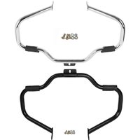 Mustache Highway Engine Guard Crash Bar Bumper Fit For Harley Softail Slim Fatboy Heritage 2000-2017