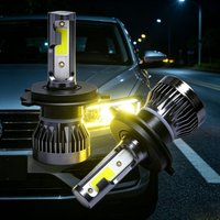 H4 LED H7 H1 H3 H11 9005 9006 Headlights Bulbs Canbus 20000LM High/Low Beam 120W Auto Headlamps DC12V 24V 6000K White LED Bulbs