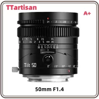 TTARTISAN 50mm F1.4 Tilt Lens Full-Frame Manual Focus for Sony E M4/3 Canon RF Nikon Z Fuji XF L Mount Mirrorless Cameras