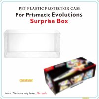 2PCS Plastic Protector Case For Prismatic Evolutions Surprise Box