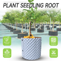 Thickened Enlarged Dual Color Root Control Device Quick Root Basin Gallon Black White Two-In-One Garden Plant Care Tool