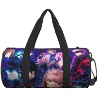 Megumi Besto Friendo Jujutsu Kaisen Sukuna Anime Large Duffle Gym Bag Waterproof Duffle Travel Bags Handbags Fitness bag