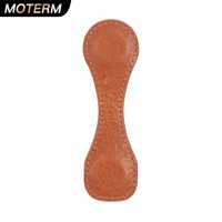 Moterm Full Grain Leather New Style Asymmetric Magnetic Clip Durable Planner Accessory Strong Magnetic Force Paper Clip Bookmark