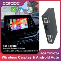 CARABC Wireless Carplay Android Auto For TOYOTA CHR RAV4 Corolla Tacoma Camry Tundra Highlander Prius 4Runner Yaris Module