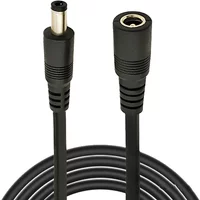 10m 5m 3M 2m 1m 5.5 x 2.1mm DC Power connector Jack Adapter lead cord 12v cable DC female Male extension external Plug