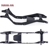 CNC Aluminum LCG Chassis Frame Rails for AXIAL SCX30 1/30 RC Crawler Car Ford Bronco 4X4 JEEP WRANGLER JLU Upgrade Parts