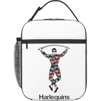 Harlequins-Merch Insulated Lunch Bag for Women Kids Portable Food Boxes Thermal Lunch Box Tote