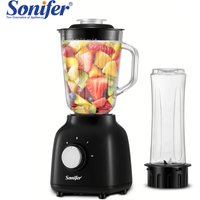 "Sonifer Blender SF-8113 .Motor with thermostat control .Variable speeds control .4 piece blade .Injection spray paint surface