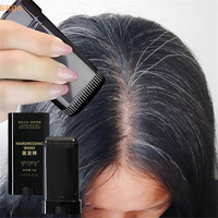 *Hair Dye Stick with Combs Temporary Hair Coloring Covered White Hairs Hairline Pen Washable Black Brown Coffee Long Lasting