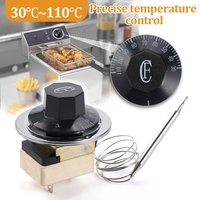 30-110/50-300 Centigrade Ceramic Base Mechanical Adjustable Thermostat Water Heater Temperature Switch For Electric Oven 1Pc