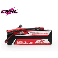 CNHL Lipo Battery 3S 4S 5200mAh 11.1V 14.8V 100C Hard Case With T Plug For RC Car Boat Helicopter Truck Truggy Traxxas