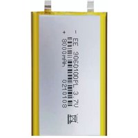 1-10pcs 3.7V 5000mAh 9060100 Polymer Lithium LiPo Rechargeable Battery For GPS PSP DVD PAD Tachograph power bank Speaker battery