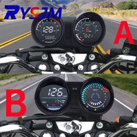 Motorcycle Digital Dashboard Electronic Instrument With Speedometer Tachometer Odometer Fuel Meter Voltmeter for Titan 150 Honda
