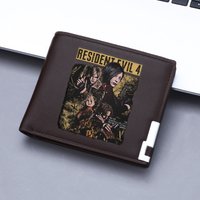 Residents Evils Men Wallet Leon Kennedy Ada Wong Coin Purse Fashion Boys Travel Pocketbook ID Card Clutch Bag Birthday Gift New