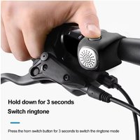 AliExpress 3 Sound Mode Motorcycle Warning Electric Bicycle Bell Bike Horn Horn MTB Road Cycling Handlebar Bells Loud Bell for Safe Riding