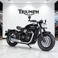 WELLY 1:12 TRIUMPH Bonneville Bobber Motorcycle Model Toy Vehicle Collection Autobike Shork-Absorber Off Road Autocycle Toys Car