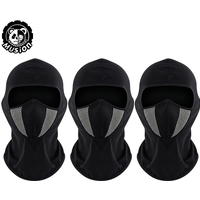 Musion 3-Piece Windproof and Dustproof Balaclava Hat Outdoor All Season Sports Headgear for Men and Women, Breathable and Protec