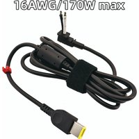 DC Tip Plug Connector Cord Laptop Power Cable 16AWG 135W 170W for Lenovo Legion Y720-15 Y7000P P50 P51 P70 P71 W540 W541