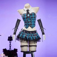 Frankie Stein Monster Cos High Cosplay Costume Anime Shirt skirt socks gloves Halloween carnival women's Gothic JK new uniform