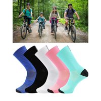 AliExpress NONE 1 Pair Bike Socks Comfortable Running Cycling Socks High Quality Road Bicycle Socks