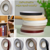 1roll 50mX2cm/5cm Wood grain edge banding sticker, self-adhesive decorative edge line, cabinet edge decorative strip