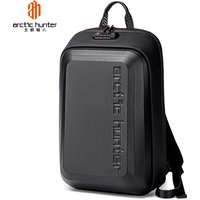 ARCTIC HUNTER Anti-Theft Mochilas Business Backpack Waterproof EVA Hard Shell Carbon Fiber Motorcycle USB Sports Backpack