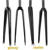 AliExpress NONE new T1000 Carbon Fibre Fork 700C Road Bike Front Forks Road Bicycle Parts Steerer Tube 25.4mm and 28.6mm matte glossy
