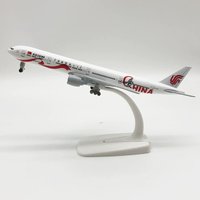 Fit For Scale Model Airplane 20CM 777 B777 Love China Aircraft Metal Die-cast Toy Model with Wheels Collection Display Gift