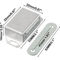 Strong Door Closer Magnetic Cabinet Catch Latch 10KG Magnet Door Stops Hid Door Closer For Closet Cupboard Furniture Hardware