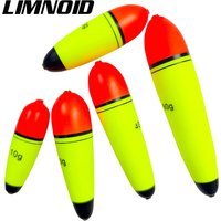 Limnoid 3Pcs EVA Fishing Float High Visibility Fluorescent Foam Bobber for Sea Rock Beach Fishing 10‑60g Buoyancy