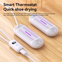 Portable Shoe Dryer USB Plug-in with Violet Sterilization Thermostatic Heater for Travel Dormitory Shoe Drying Small Shoe Dryer