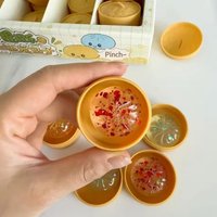 Crystal Bun Cute Mini Soup Dumpling Shaped Stress-relief Squeeze Toy, Venting Office Prank Toy, Slow Rebound, Fun Gift