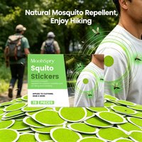 Mosquito Repellent Sticker Gentle Mosquito Defense Long-Lasting Outdoor Protection Natural Essential Oil Insect Repellent Patche