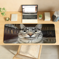 Funny Silly Cat Meme Zazu Mouse Pad Non-slip Desk Mat PC Laptop Accessories Rubber Office Keyboard Large Gamers Decoracion