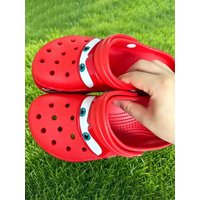 New casual sandals McQueen Cartoon Slippers - Waterproof EVA Beach Sandals with Breathable Holes Adult Casual Outdoor Shoes