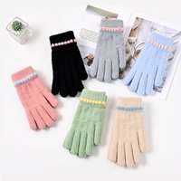 AliExpress DANJIU Women Autumn Winter Keep Warm Touch Screen Not Bloated Knitted Gloves Cute Lovely Sweety Elasticity Windproof Outdoor Cycling