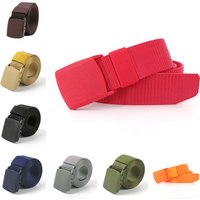38mm Tactical Waist Belt for Men Women Lightweight Weave Fabric Quick Release Safe Belt with Plastic Buckle for Airport Security