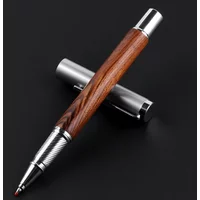 New Luxury Ballpoint Pen Wood Metal Pen Writing Signing Gift Stationery Office Supplies Customized Logo