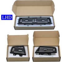 LHD Front Central Left Right Rear AC Conditioner Chromed Air Vent Grille Outlet Panel For BMW 5 Series F10 F11 2010-2017