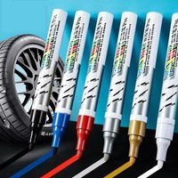 Car paint scratches repair brush pen Auto Touch Up Paint Pen Fill Remover Car Tire Tread Care Vehicle Tyre Paint Marker