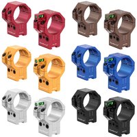 WestHunter 11mm Dovetail Scope Rings MOA Compensation Adjust Center Height 30mm 34mm Tube Hunting Scope Mounts with Bubble Level