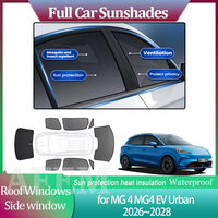 Full Sunshades For MG 4 MG4 EV Urban 2026~2028 2027 Car Windows Sun Visor Windshield Curtain Sunroof Cover skylight Accessories