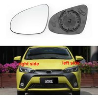 For Toyota Yaris L 2014-2022 Car Accessories Rearview Mirror Lenses Exterior Side Reflective Glass Lens without Heating 1PCS