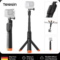 TELESIN Wasserdichter Bluetooth Schwimmender Selfie-Stick Stativ für DJI Osmo Action 6 5 Pro 4 15M Tauchstab 3-in-1 Handgriff Stativ