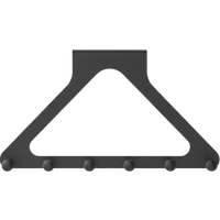 Doors Towel Racks Punch Free Clothes Hooks No-drill Traceless Design Door Hanger Hooks Triangle Door Storage Hook Bathroom
