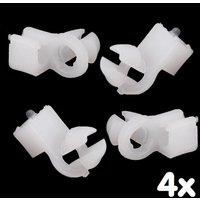 4pcs Car Door Hole Door Lock Fastener Rod Clip For Hole 5-7 Mm Door Lock Rod Clips Trim Panel Plastic Fastener